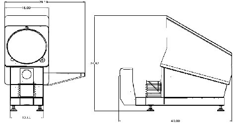 Comparador Óptico Horizontal de 14in 14HE