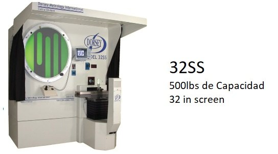 Comparador óptico Dorsey 32SS de 500 lb de capacidad