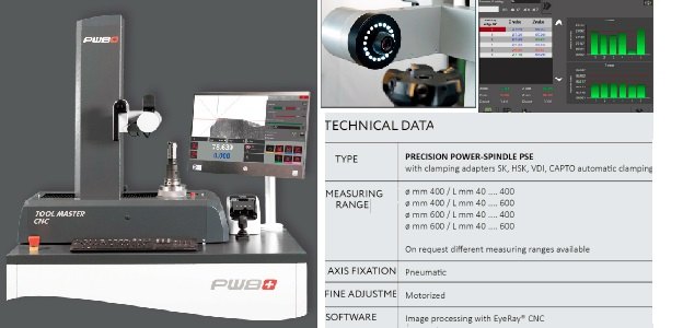 Preajustador Evoset ToolMaster CNC
