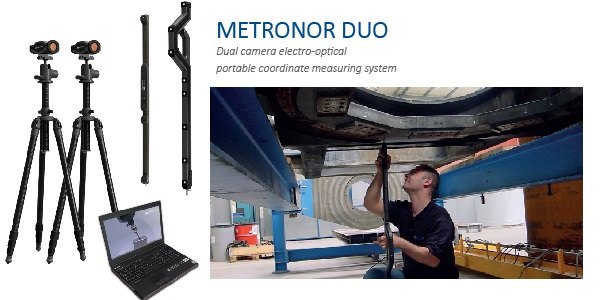 Sistema portable Metronor DUO de doble cámara